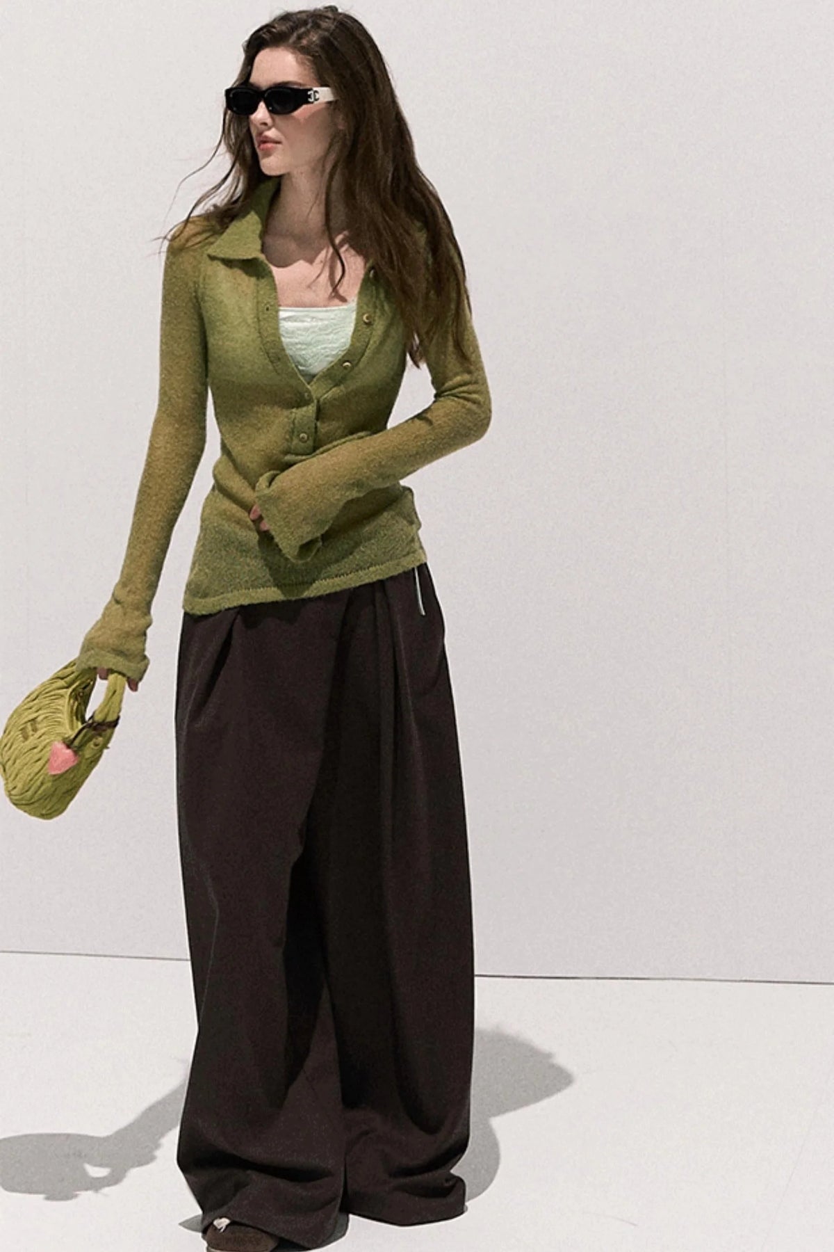 Lace Paneled Satin Inner Top
