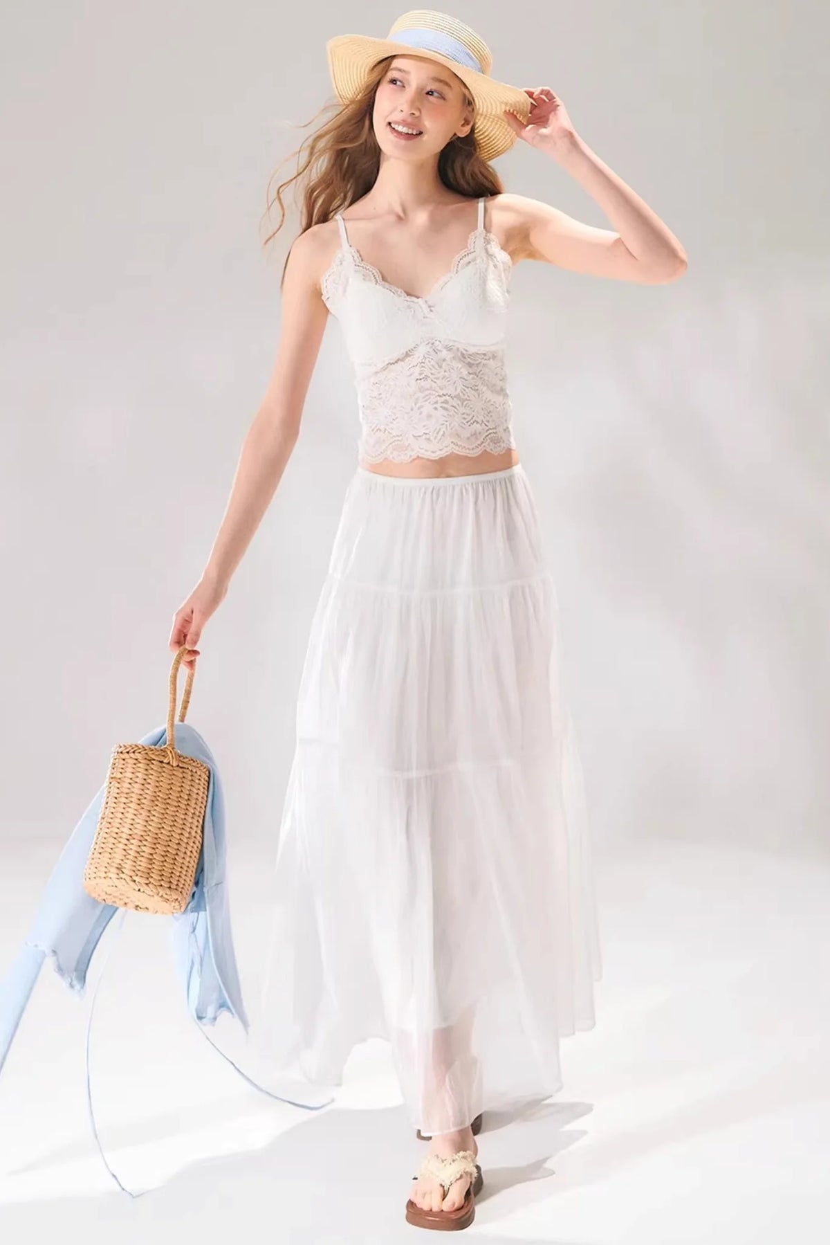 Lace Patchwork Camisole Vest