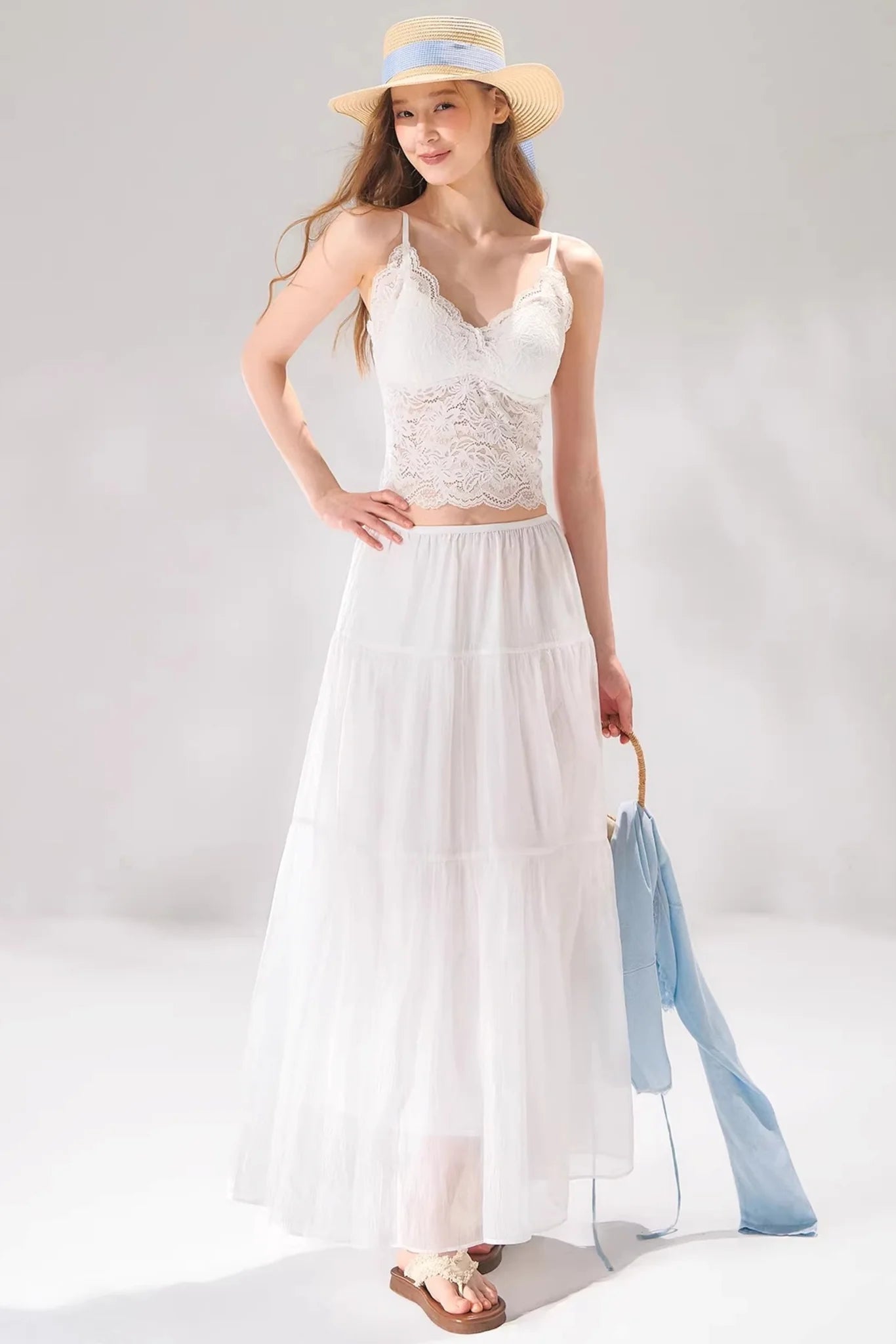 Lace Patchwork Camisole Vest