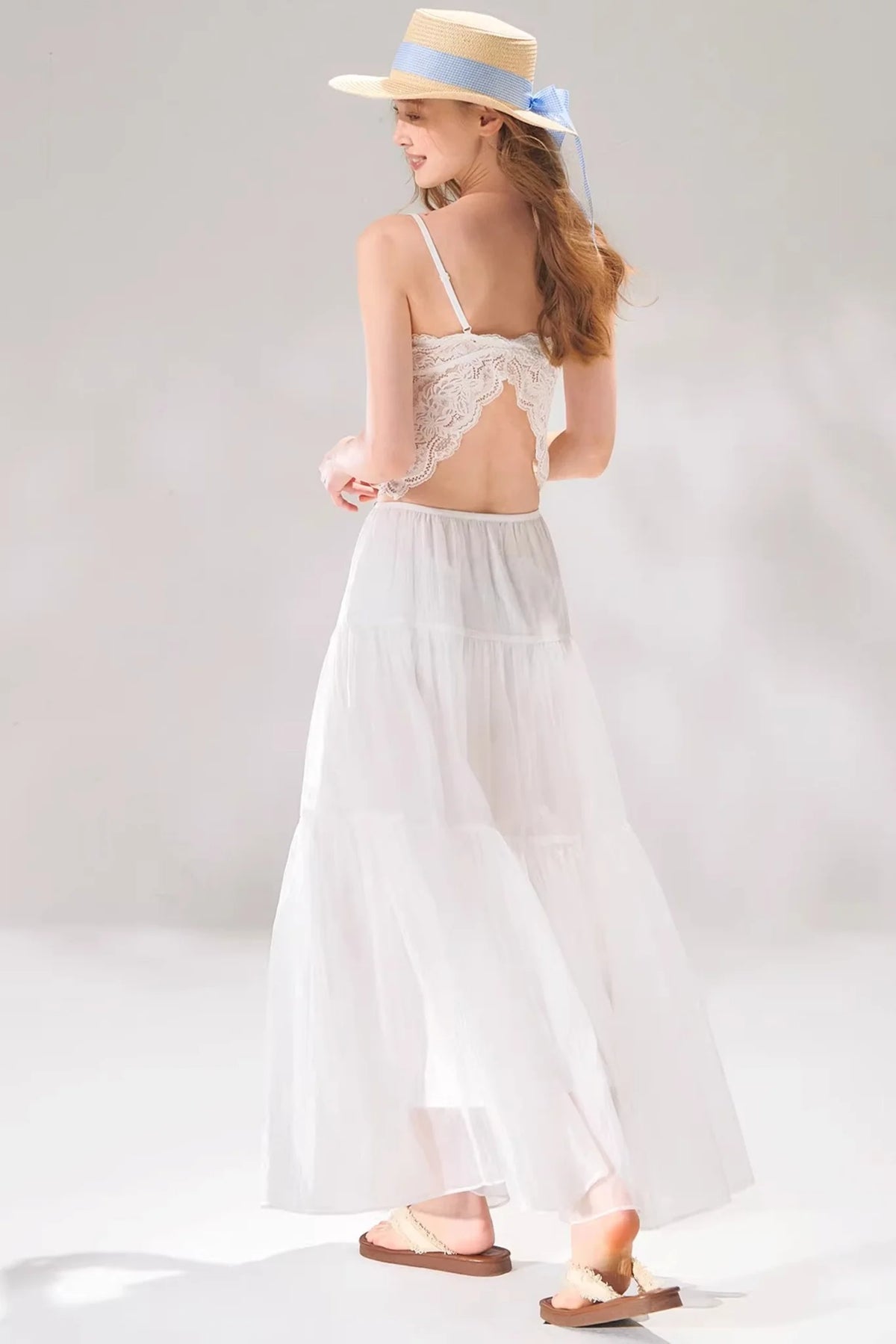 Lace Patchwork Camisole Vest