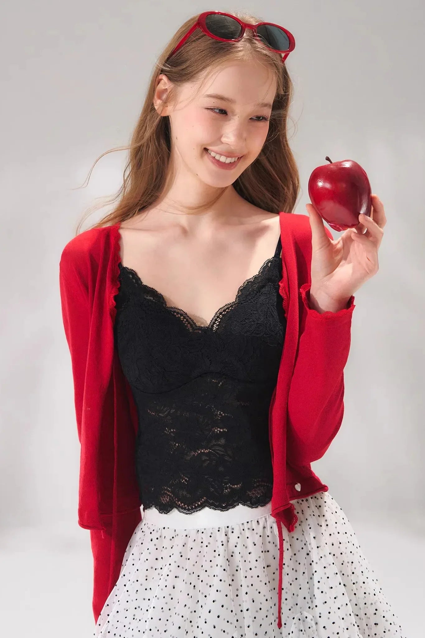 Lace Patchwork Camisole Vest