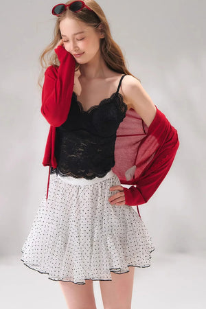 Lace Patchwork Camisole Vest