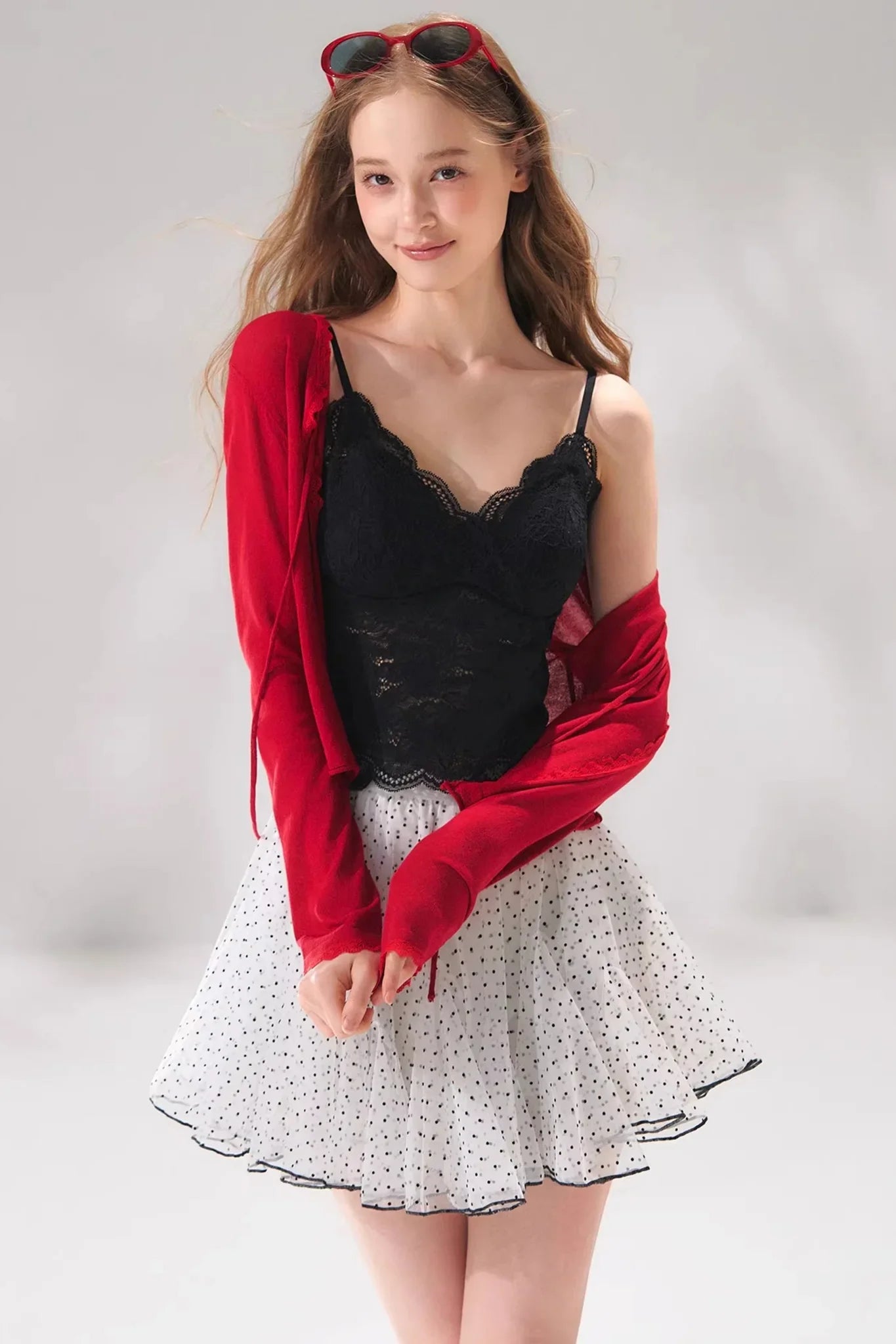 Lace Patchwork Camisole Vest