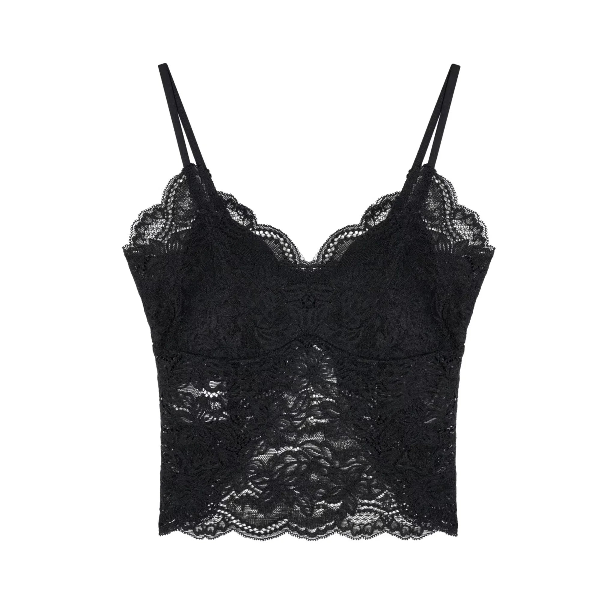 Lace Patchwork Camisole Vest