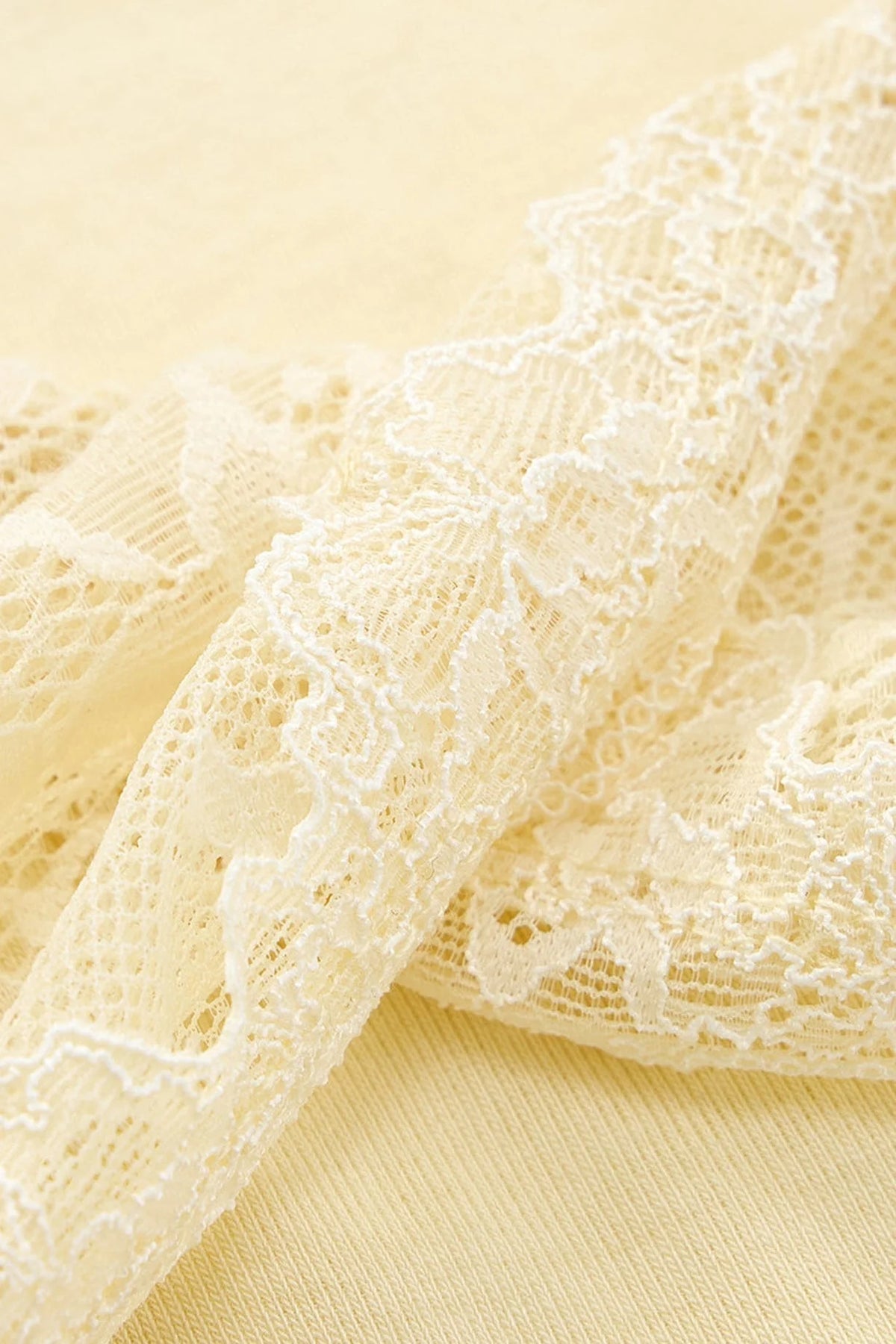Lace Patchwork Pleated Racerback Camisole