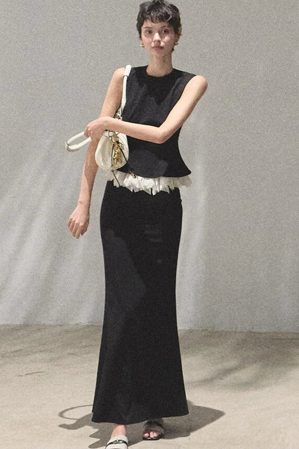 Lace Patchwork Summer Two-Piece Set-Up