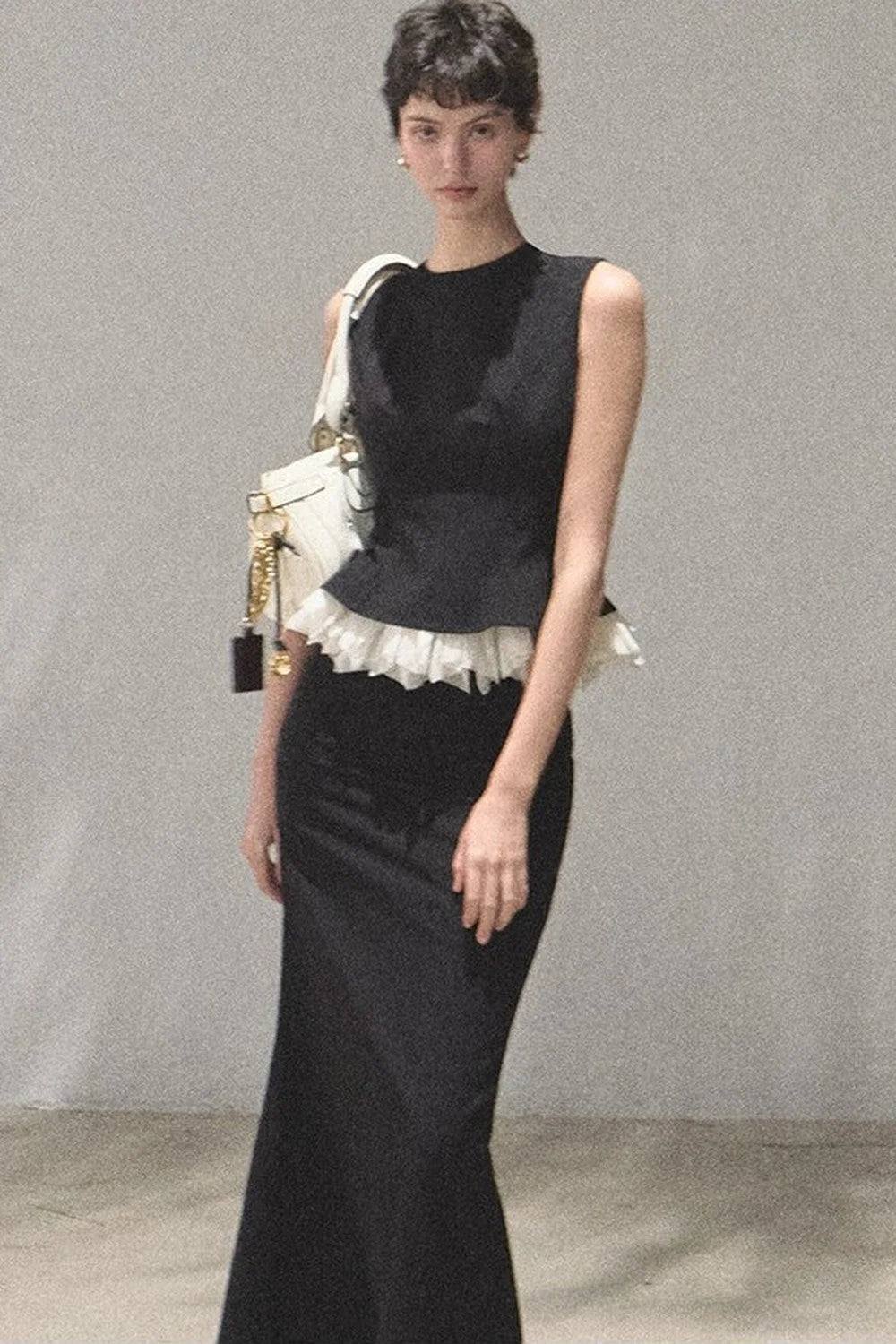Lace Patchwork Summer Two-Piece Set-Up