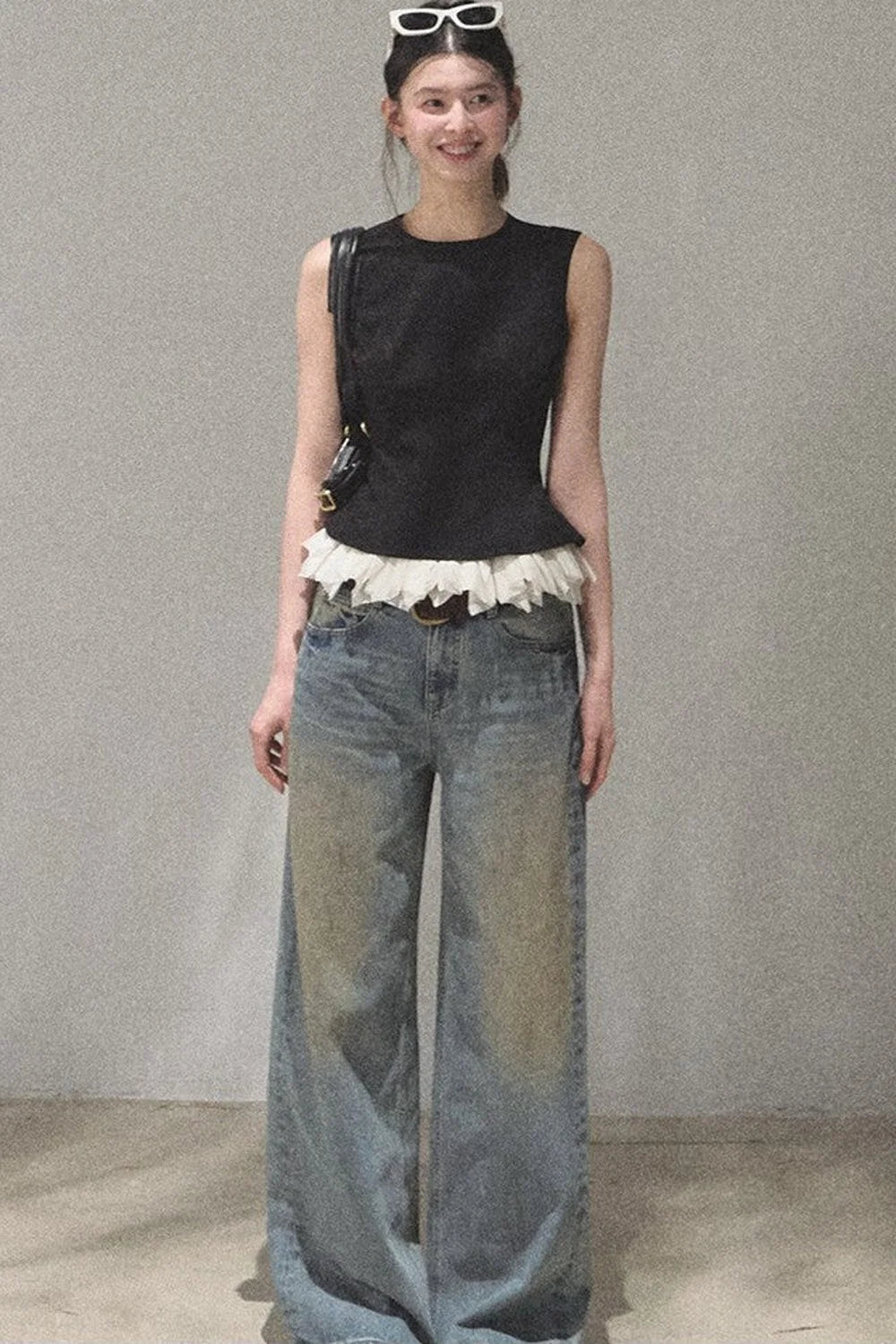Lace Patchwork Summer Two-Piece Set-Up