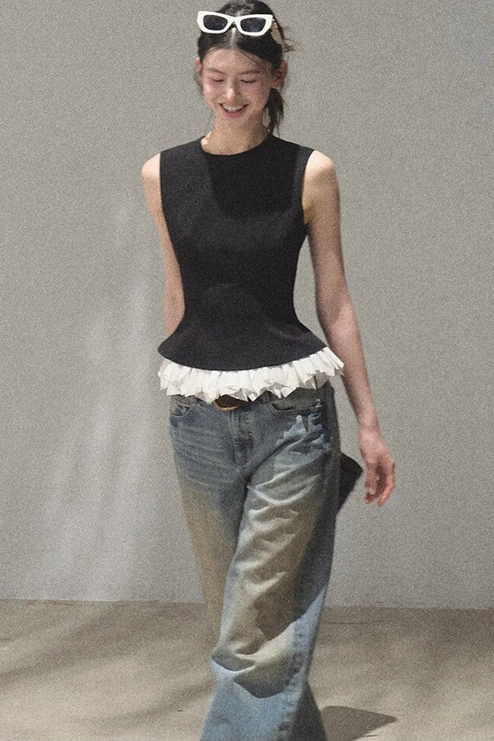 Lace Patchwork Summer Two-Piece Set-Up