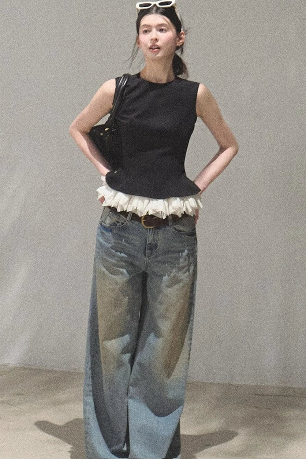 Lace Patchwork Summer Two-Piece Set-Up