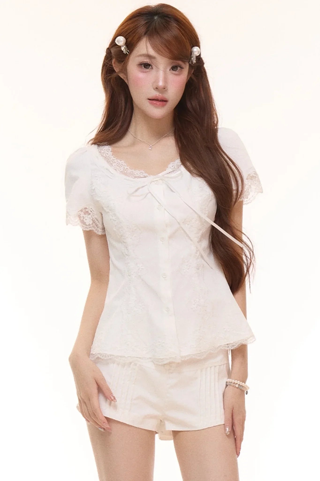 Lace Patchwork Top Set-Up