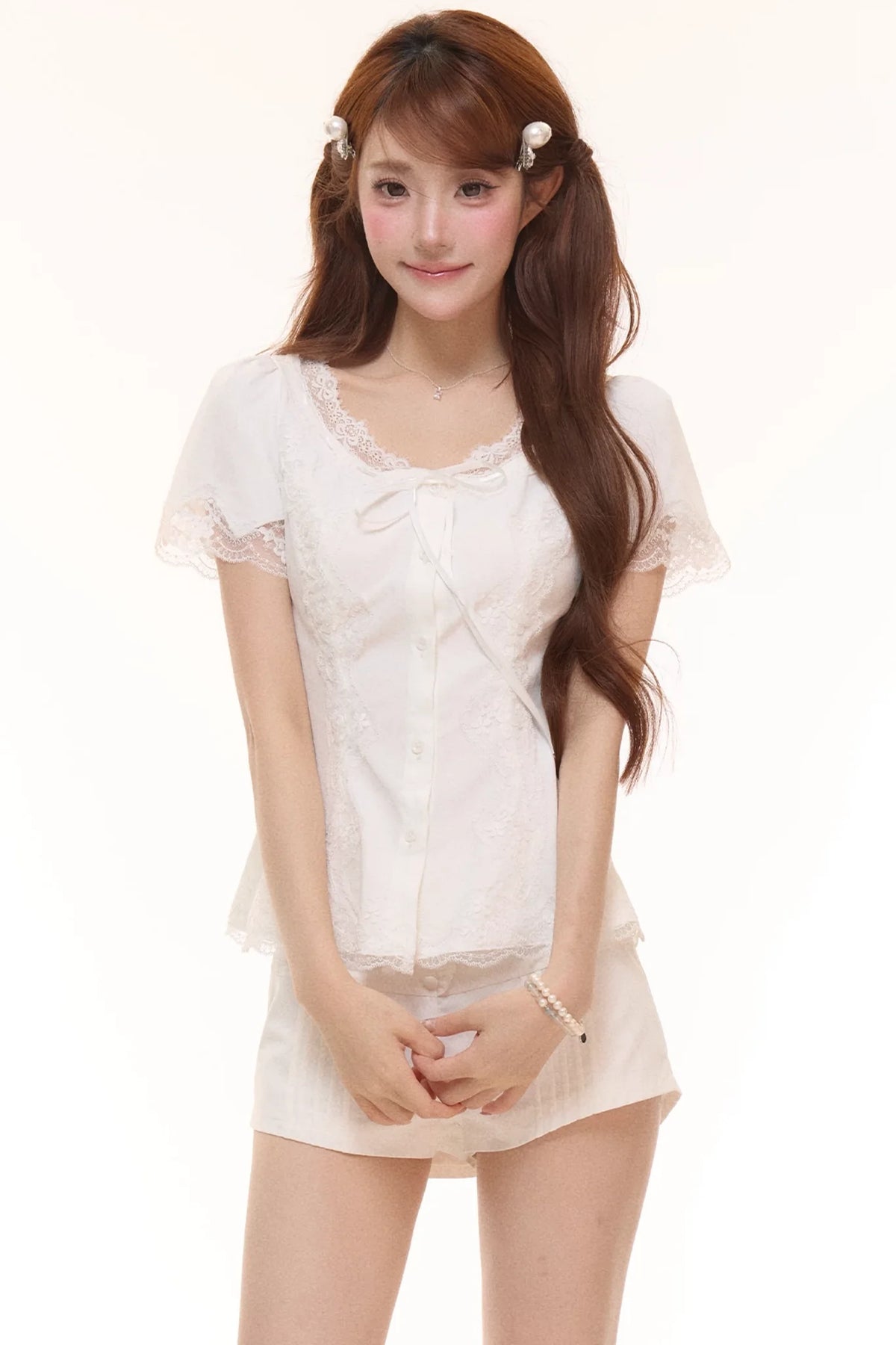 Lace Patchwork Top Set-Up