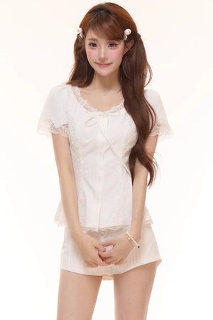 Lace Patchwork Top Set-Up
