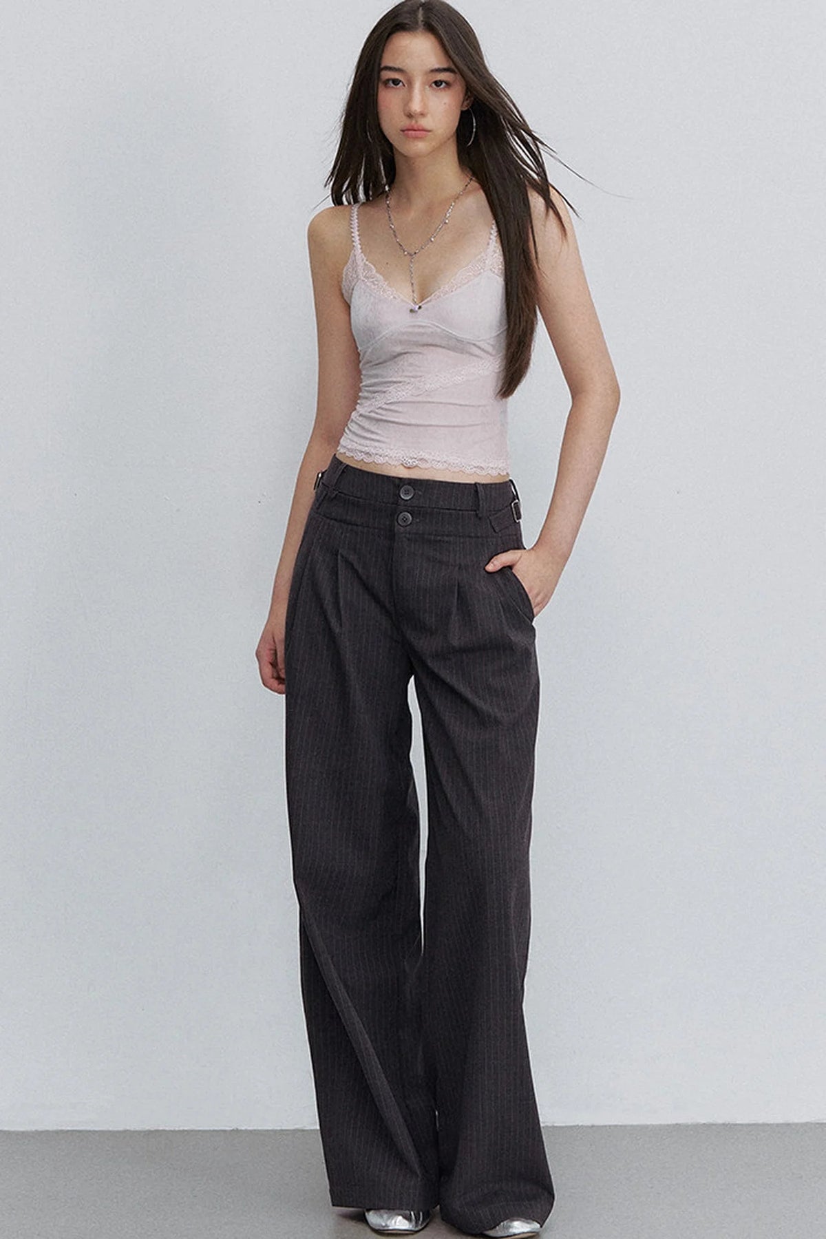 Lace Patchwork Velvet Camisole