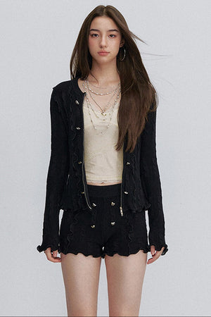 Lace Patchwork Velvet Camisole
