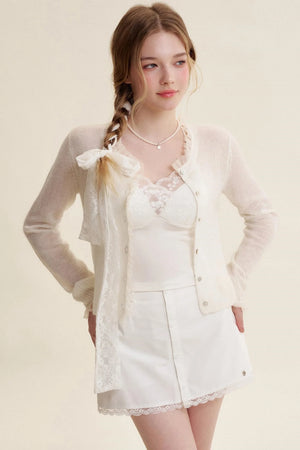 Lace Petal Slim Camisole