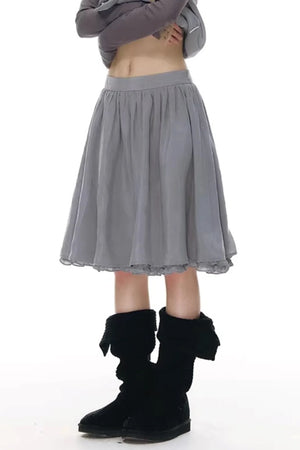 Lace Placket Blouse Set-Up