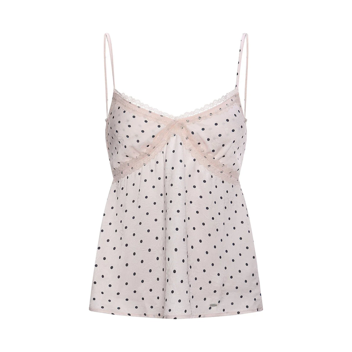 Lace Polka Dot Camisole Vest