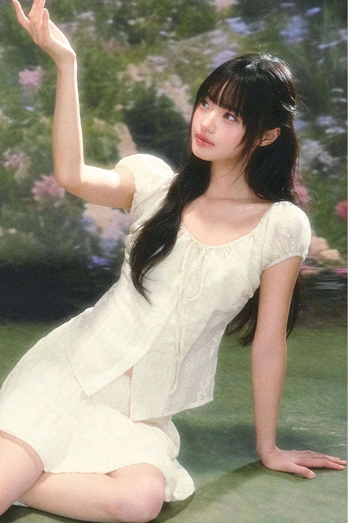 Lace Puff Sleeve Top Set-Up