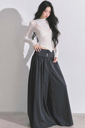 Lace Pure Desire Sexy Knitted T-Shirt