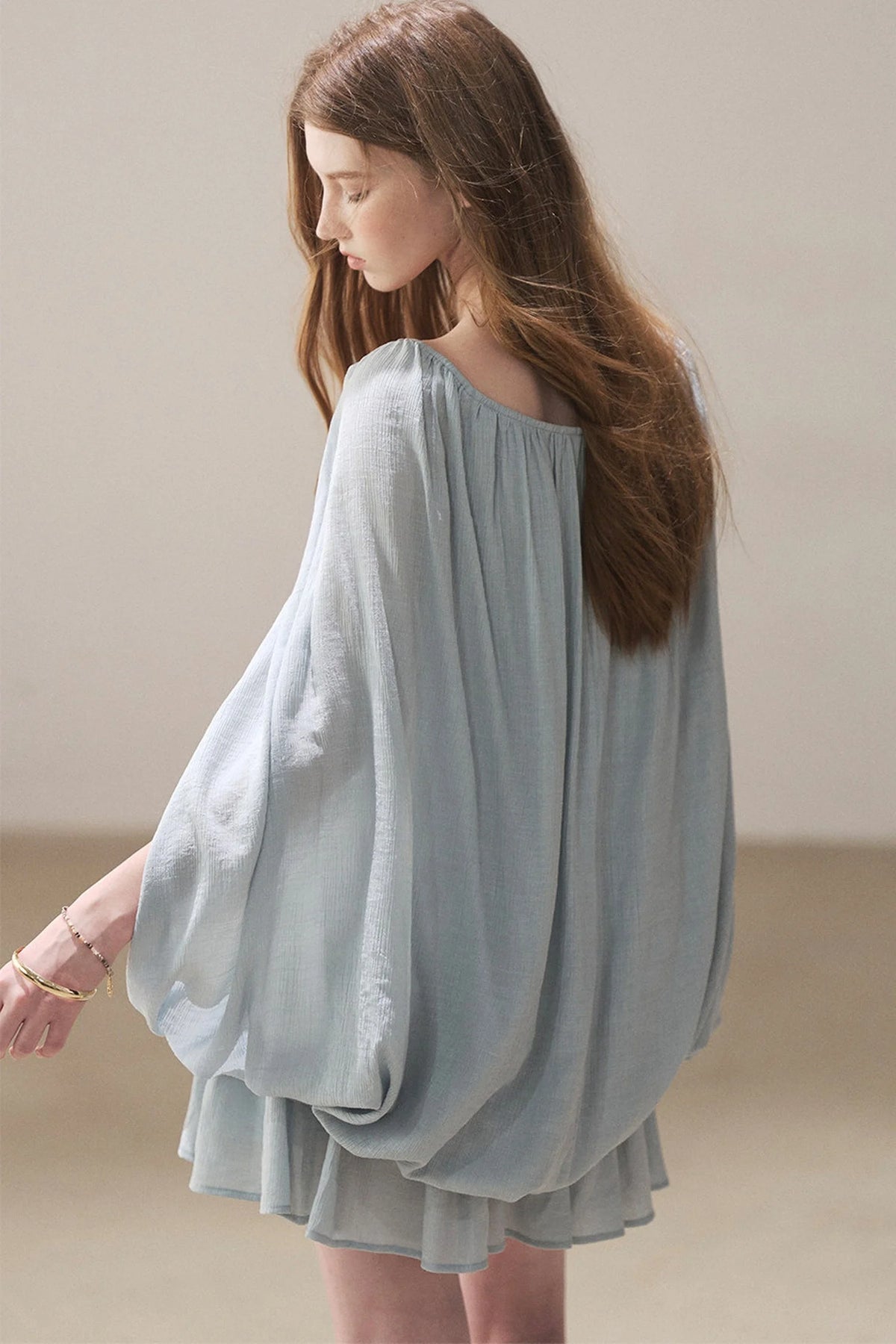 Lace Shawl Tiered Dress and Leggings Set-Up