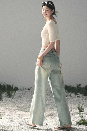 Lace Slim-Fit Cropped Top