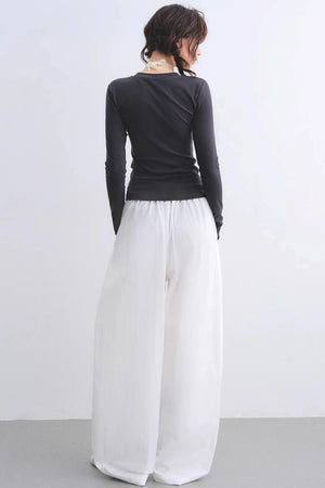 Lace Spliced Vintage Top