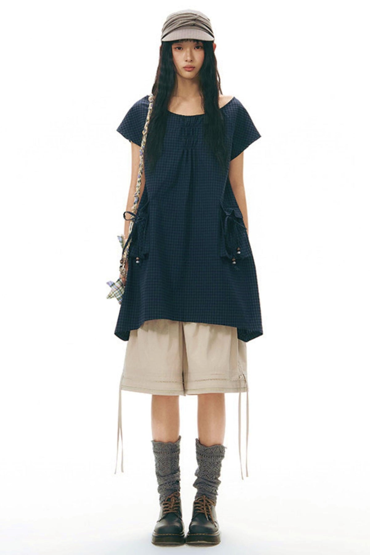 Lace Splicing Wide Leg Cropped Pants