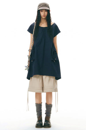 Lace Splicing Wide Leg Cropped Pants