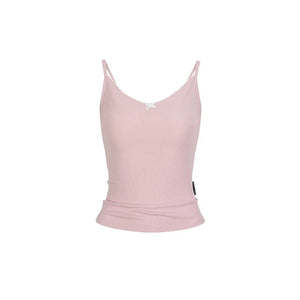 Lace Stitching Bow Top