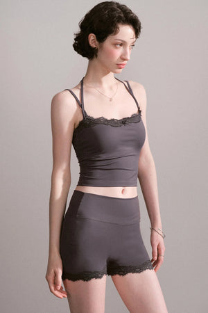 Lace Trim Activewear Set-Up