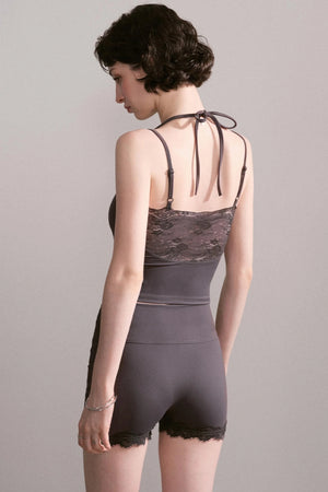 Lace Trim Activewear Set-Up