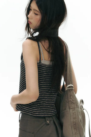 Lace-Trimmed Embroidered Camisole