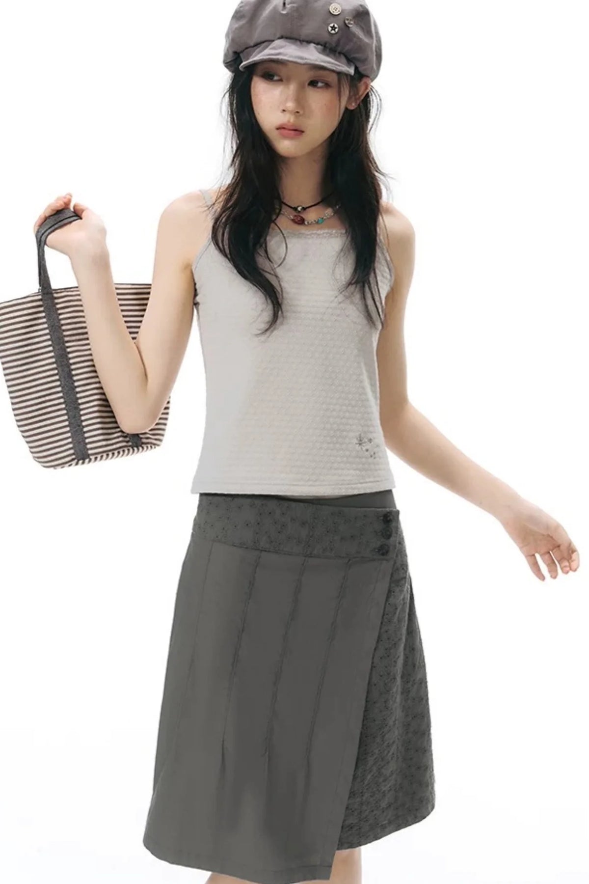 Lace-Trimmed Embroidered Camisole