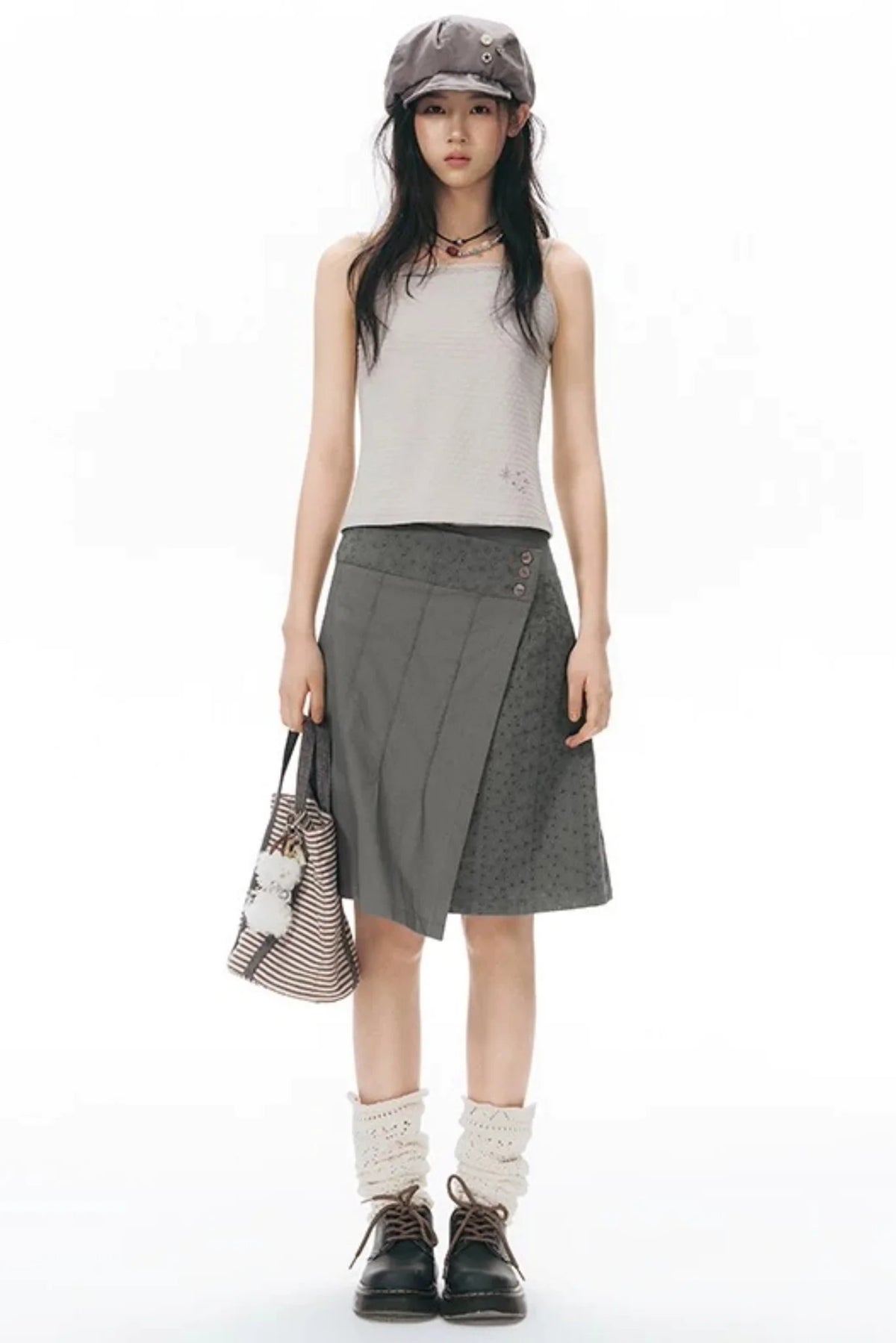 Lace-Trimmed Embroidered Camisole