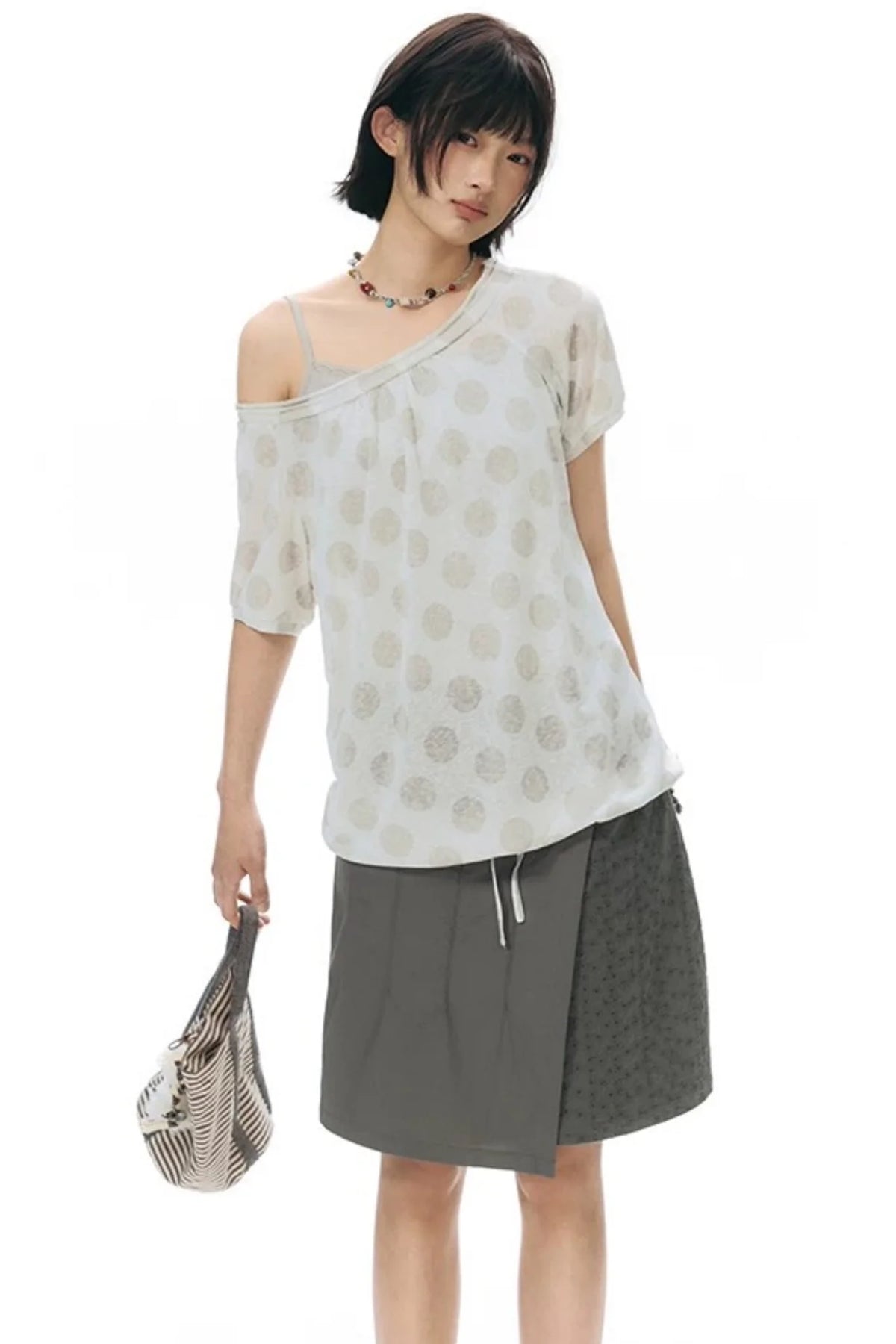 Lace-Trimmed Embroidered Camisole