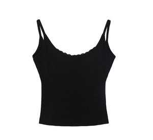 Lace U-Back Tank Top