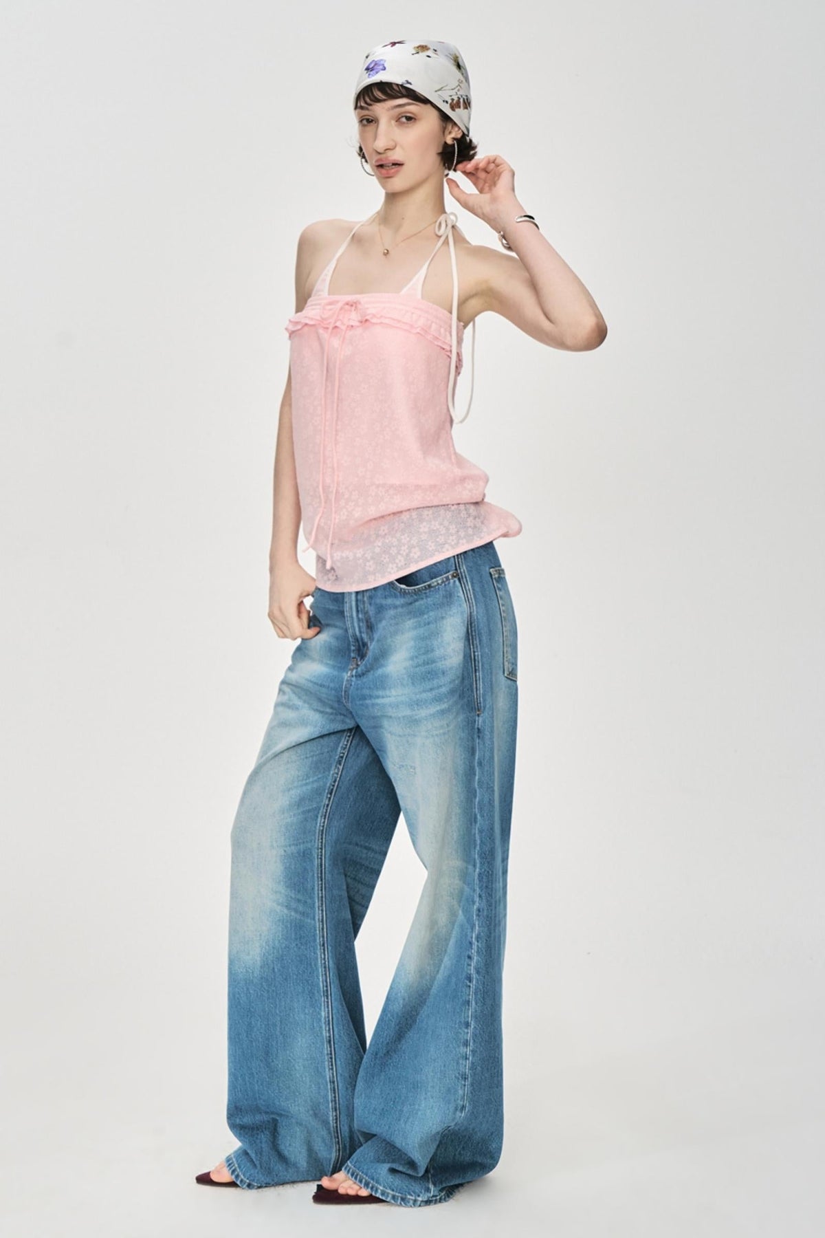 Lace-Up Camisole