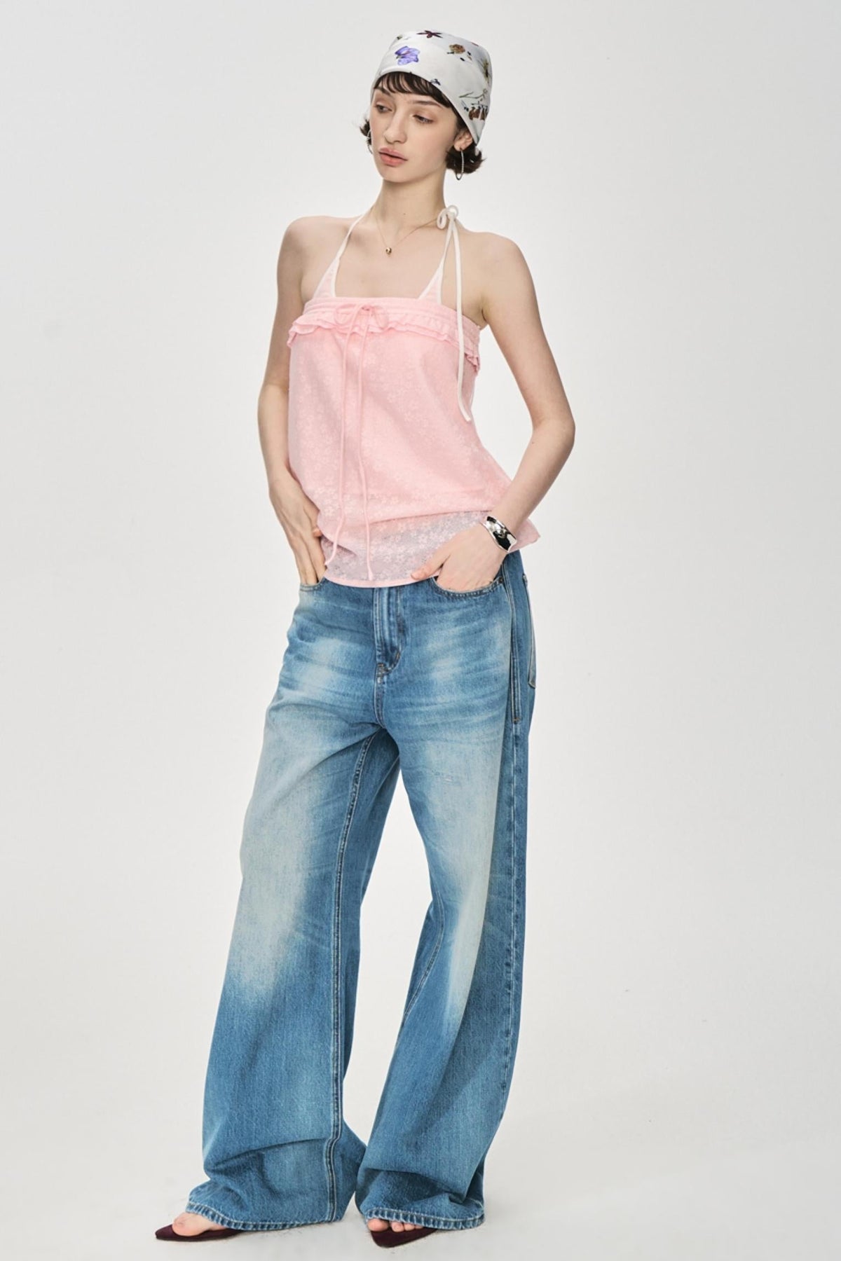 Lace-Up Camisole