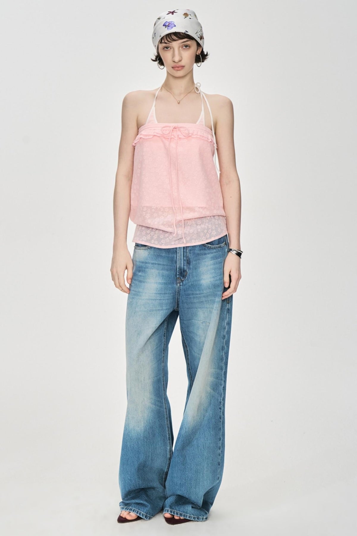 Lace-Up Camisole