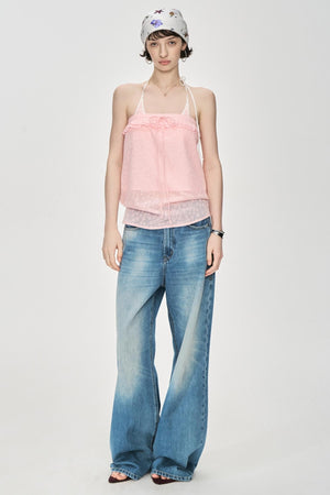 Lace-Up Camisole