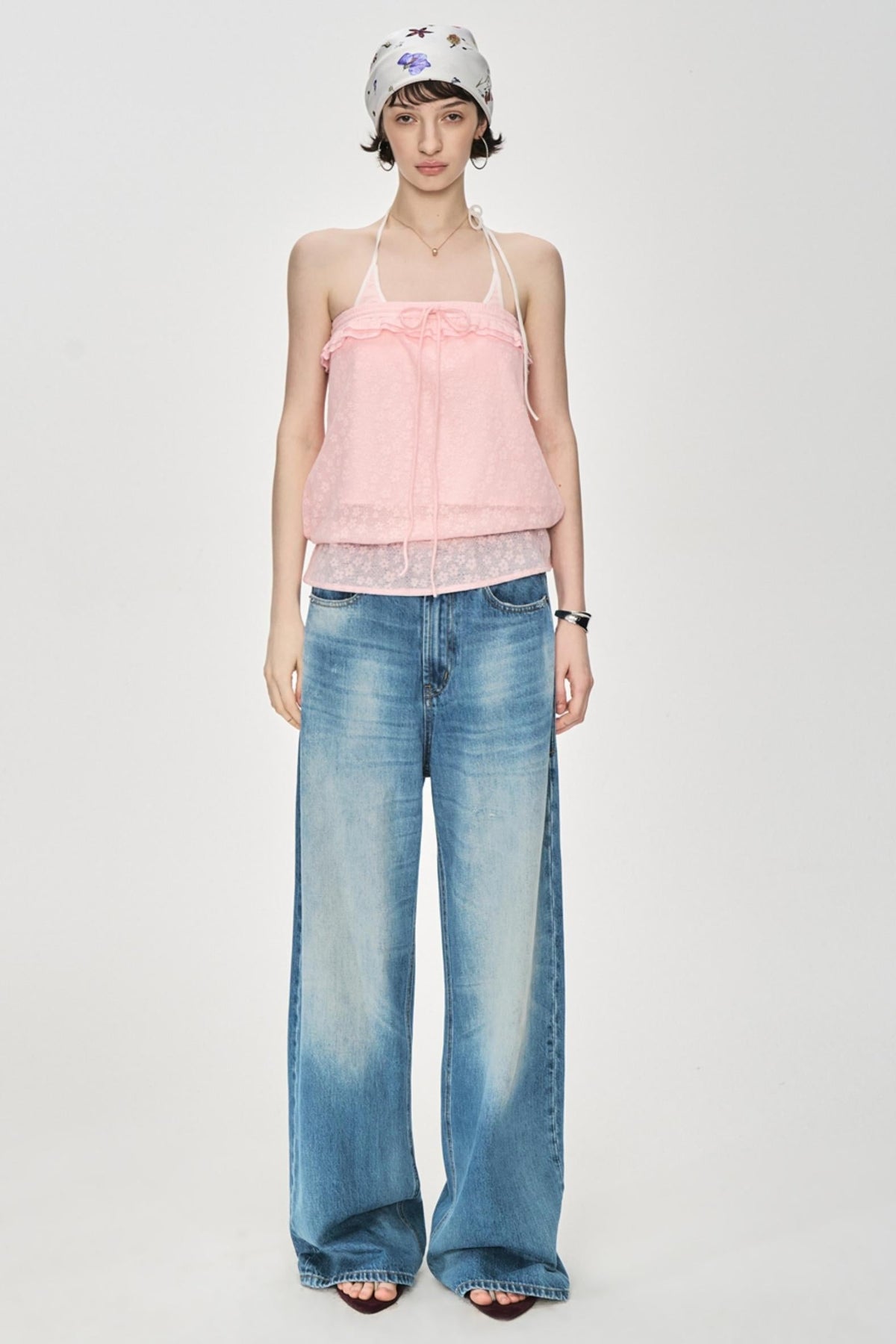 Lace-Up Camisole