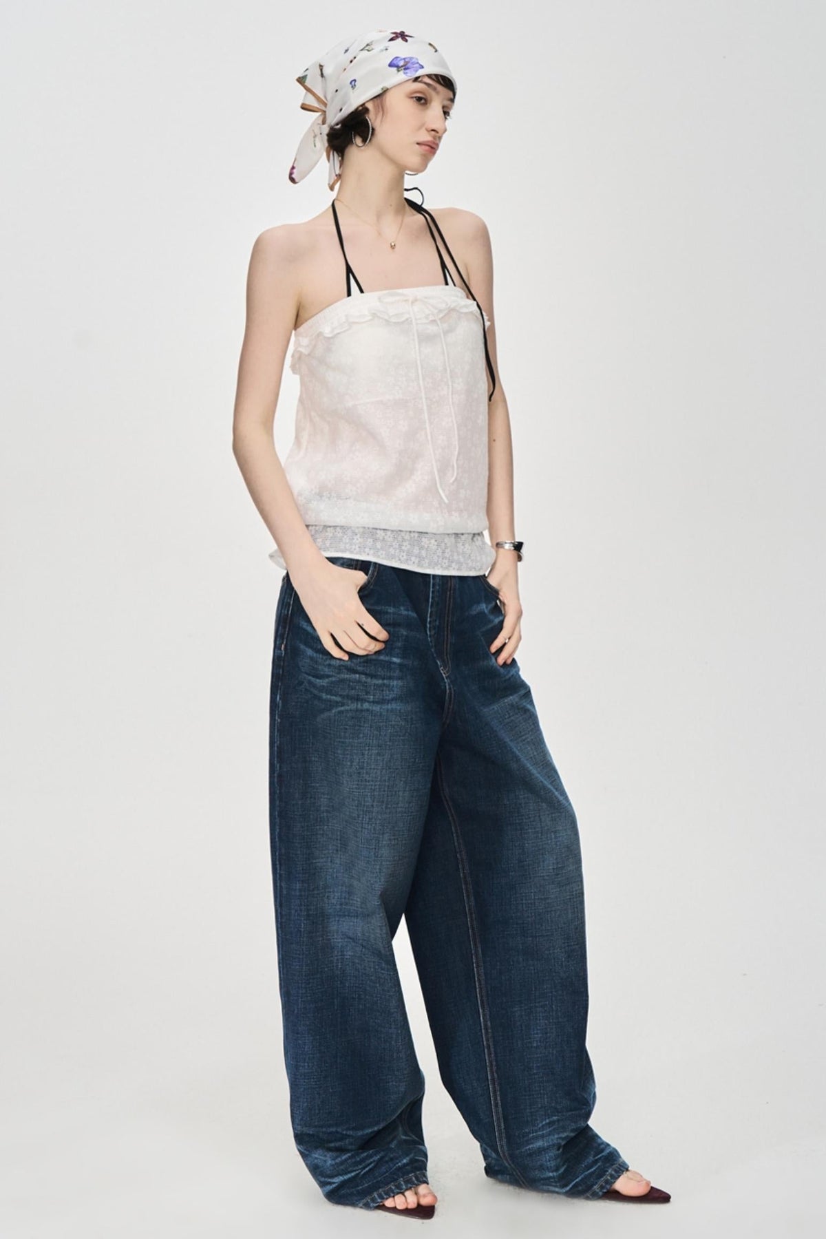 Lace-Up Camisole