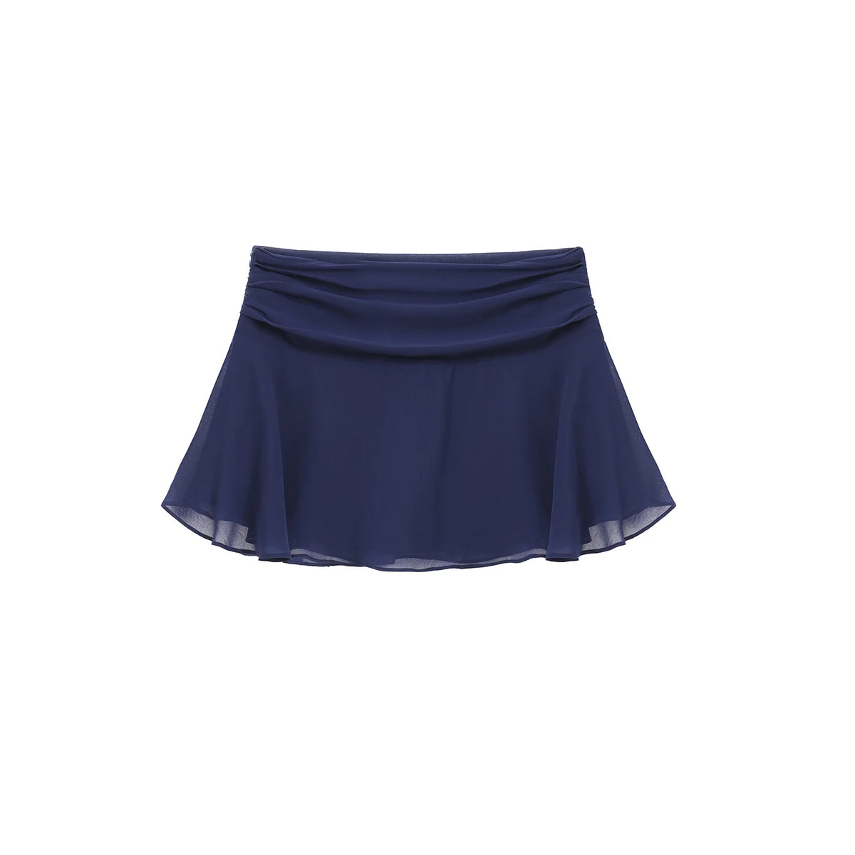 Lace-Up Waist Ruffled Skirt Set-Up