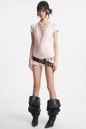 Lace V-Neck Bodysuit