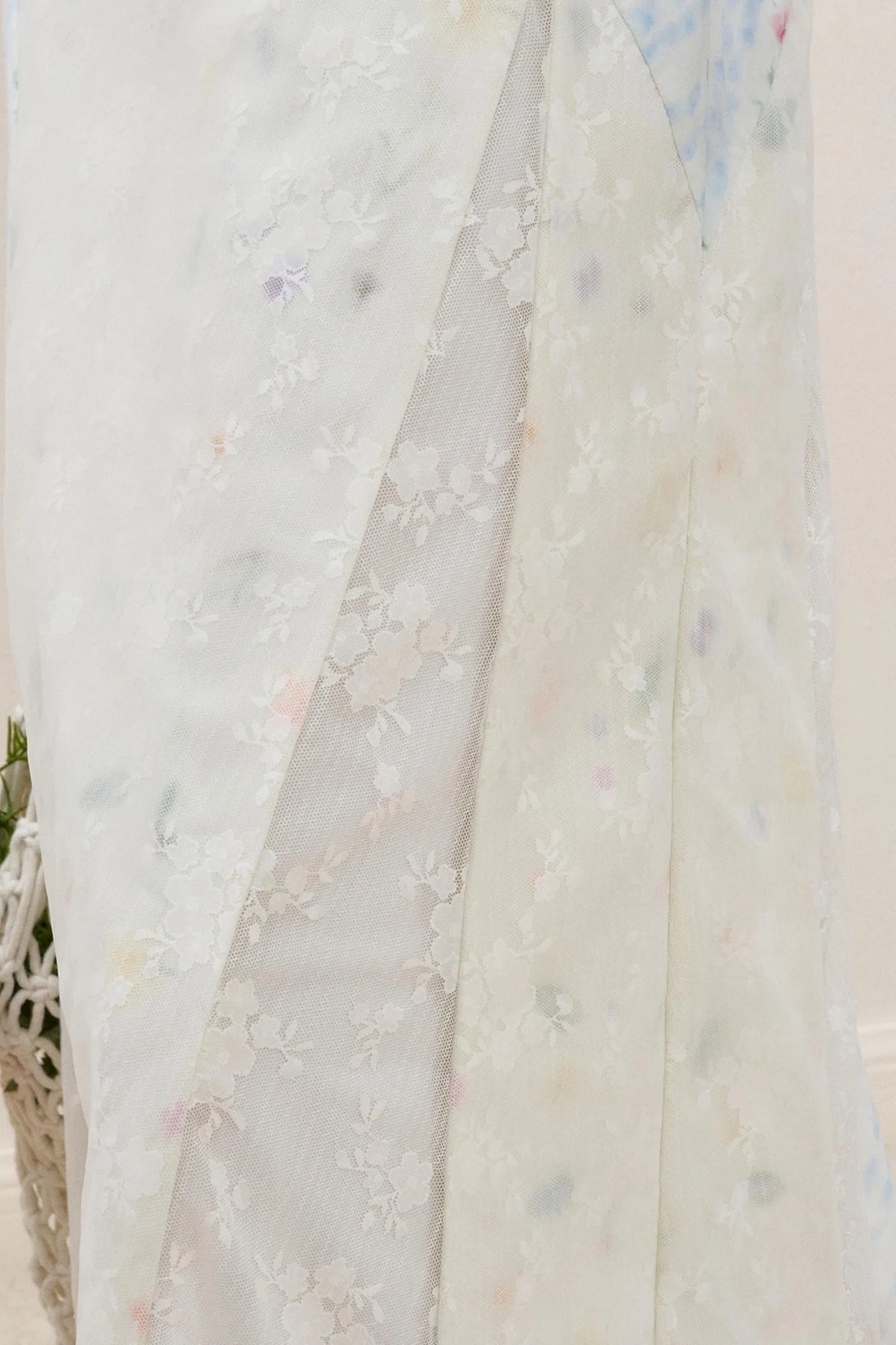 Lace V-Neck Cotton Dress