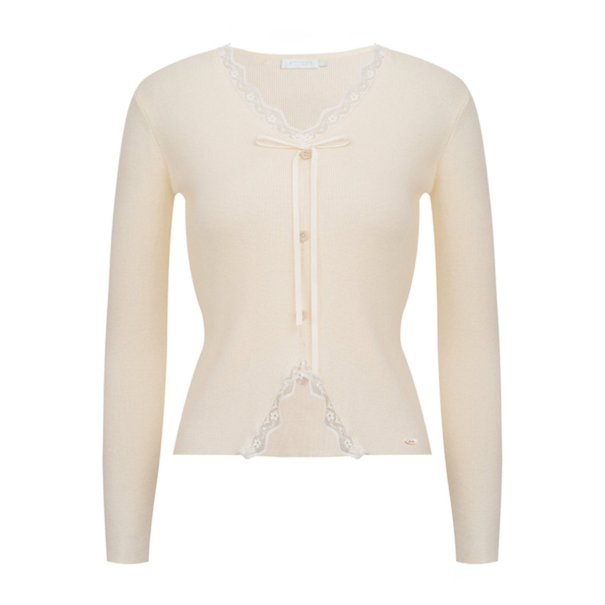 Lace V-Neck Knit