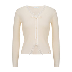Lace V-Neck Knit