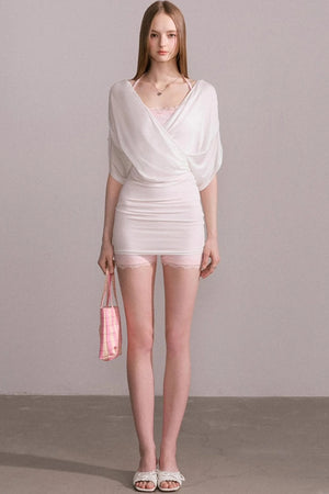 Lace V-Neck Sports Set-Up