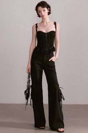 Laced Bustier Top